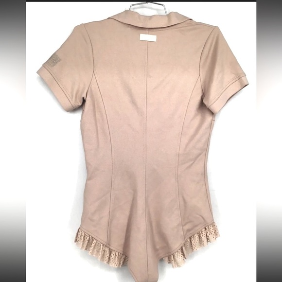 NWT Fenty Cameo Rose Ruffle Bottom Bodysuit - Picture 2 of 4